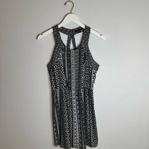 American Eagle Outfitters Black and White Patterned Dress | Size 8